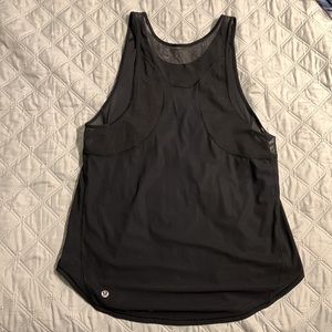 Black lululemon tank, size 6